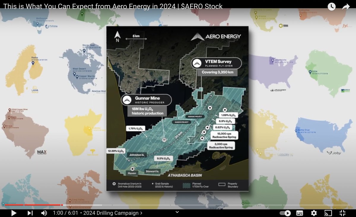 Great catching up with Galen. youtu.be/Ojq_WPKYzpY This is What You Can Expect from Aero Energy in 2024 | $AERO Stock Junior Canadian #uranium in our portfolio