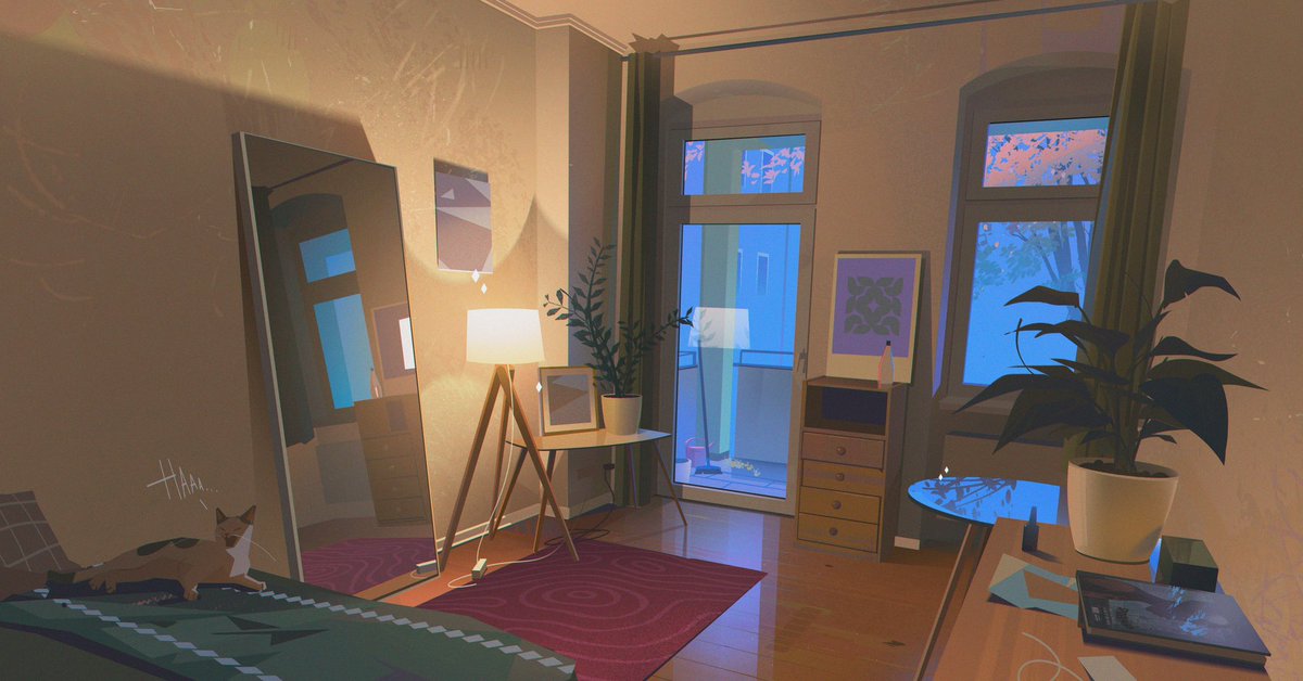 bg interior i did for the demo👀