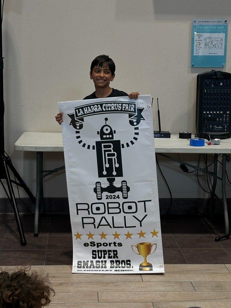 Congratulations to @laspositaslions citrus fair robot really e sports winners. 1st place Smash Brothers: Daniel Helmy, 2nd place Aidan Sevilla Mario Kart: 2nd place Zion Bevans @LHSchools #lhcsd.