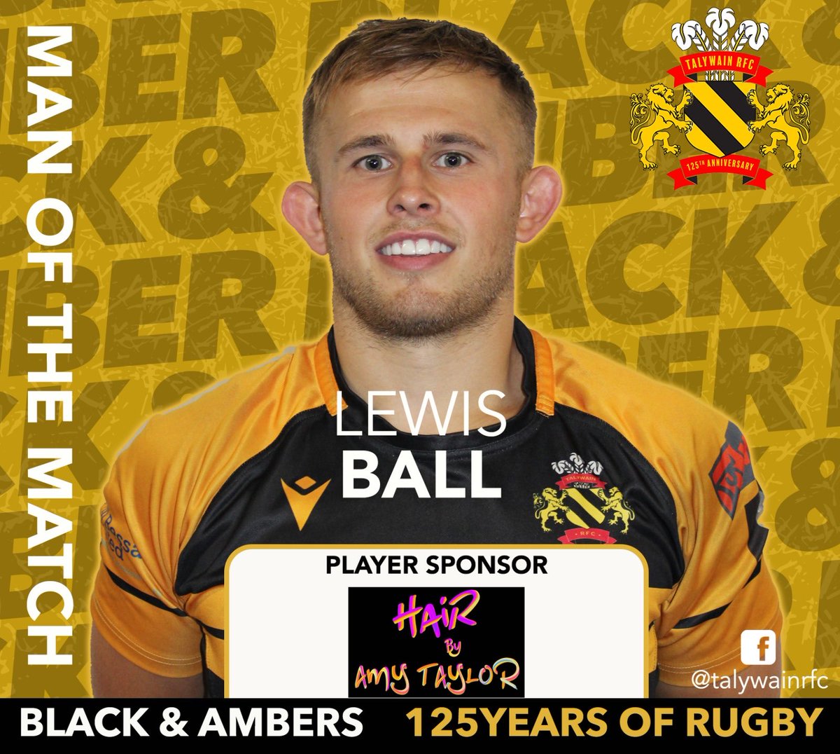 This guy could pick up this award week in week out, he always gives everything and today he absolutely emptied the tank. This weeks MOTM goes to our skipper Lewis Ball, well done Lew. 🖤💛🖤💛