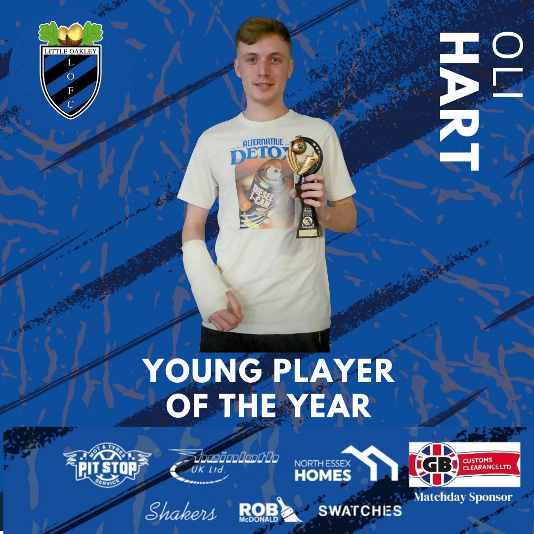 This season's Young player of the season is :- @OliHart5 👏👏👏 ⚫🔵🌰⚫⚫