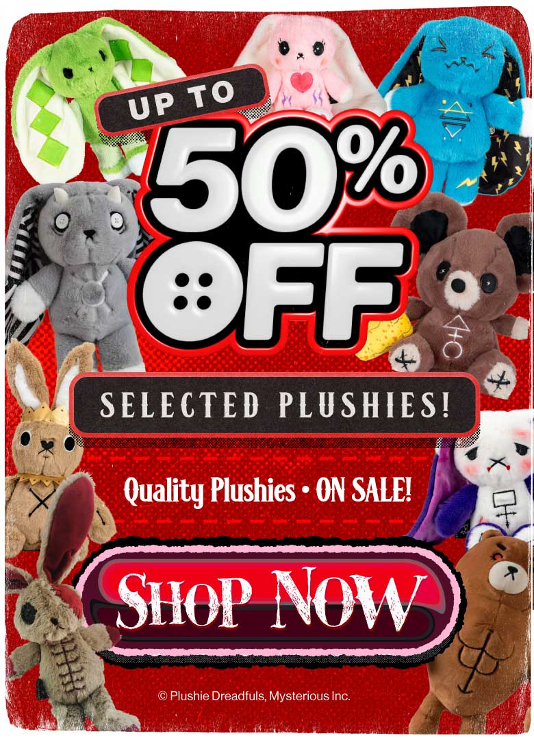 Grab a Discounted but Snuggly Friend! #FlashSale #plushies #horror #kawaii plushiedreadfuls.com/collections/on…