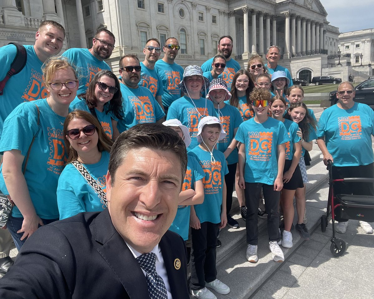 Caught up with St. Paul’s Lutheran School’s 7th Grade class during their trip to our nation's capital!