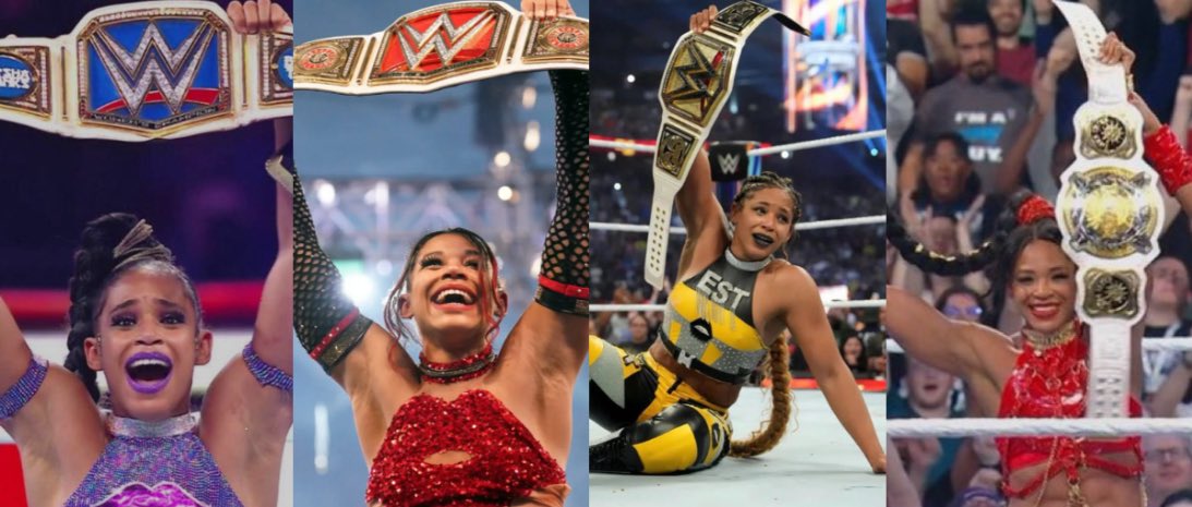 BIANCA BELAIR IS NOW A 4X WOMEN’S CHAMPION, AND NOW A TRIPLE CROWN CHAMPION, HISTORY MAKER‼️‼️

#wwebacklash