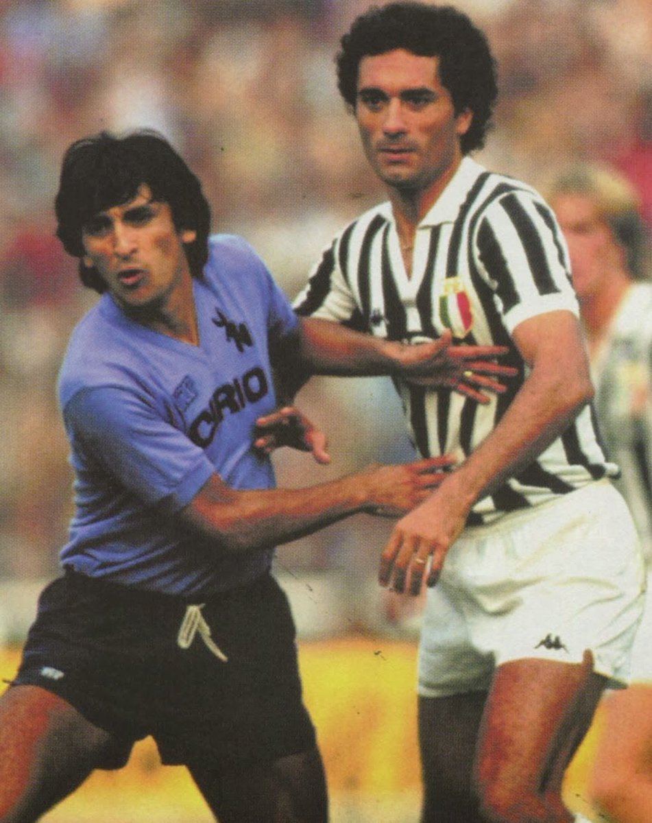 Ramón Díaz vs Claudio Gentile, Juventus 3 vs 0 Napoli, Octubre 3, 1982.