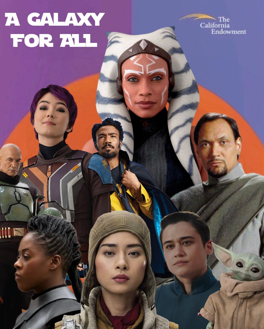 Celebrating the diversity and inclusion of our communities at home, and in a galaxy far, far away. On #StarWarsDay and everyday. #Maythe4thbewithyou