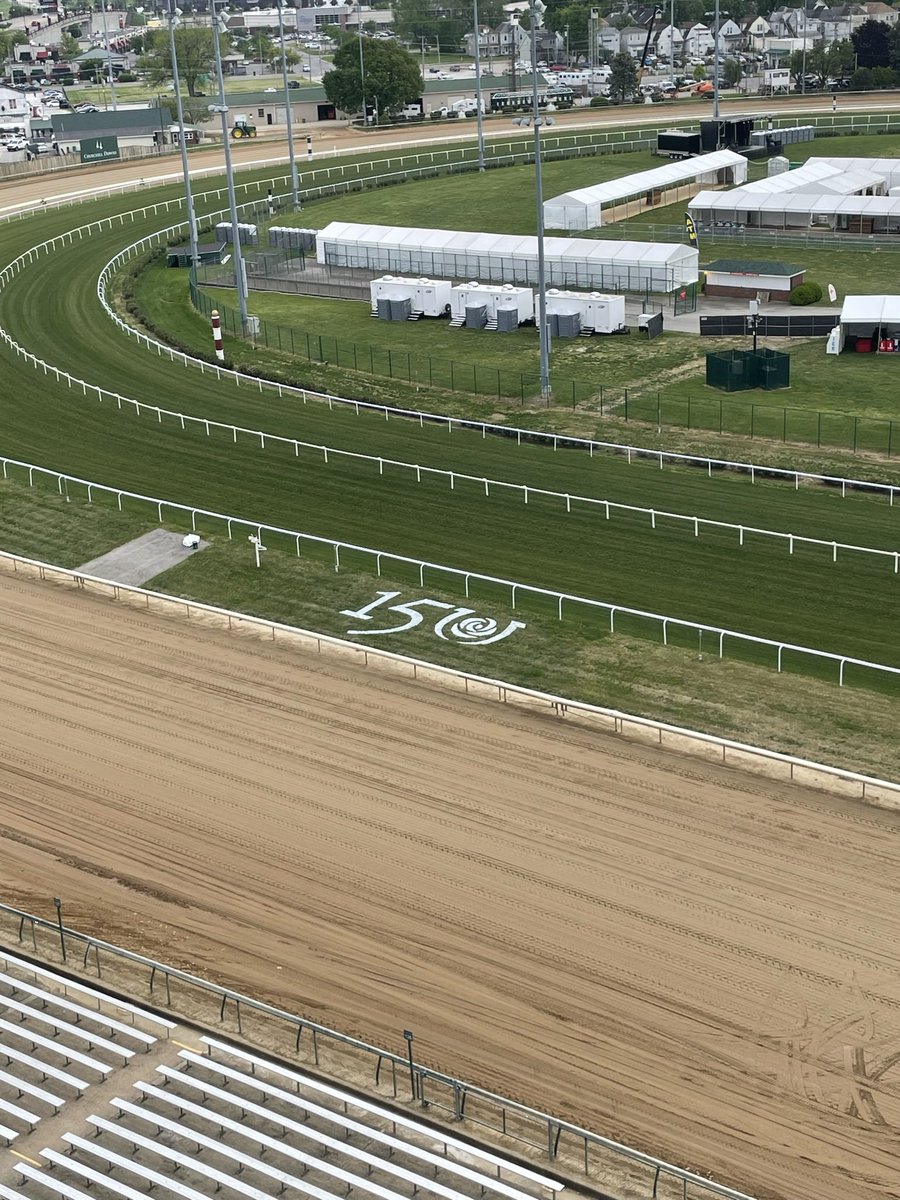 Probably won’t do anything else with more eyes on it. Pretty cool moment. 

#KyDerby150