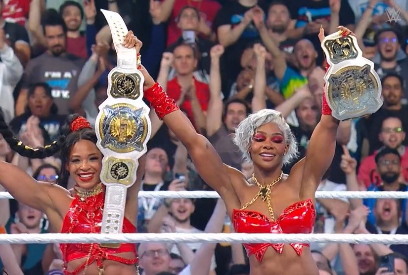 After capturing the Women's Tag Team titles Bianca Belair is now a Triple Crown champion! Congratulations to Bianca Belair 🎉🙌🏾 #WWEBacklash