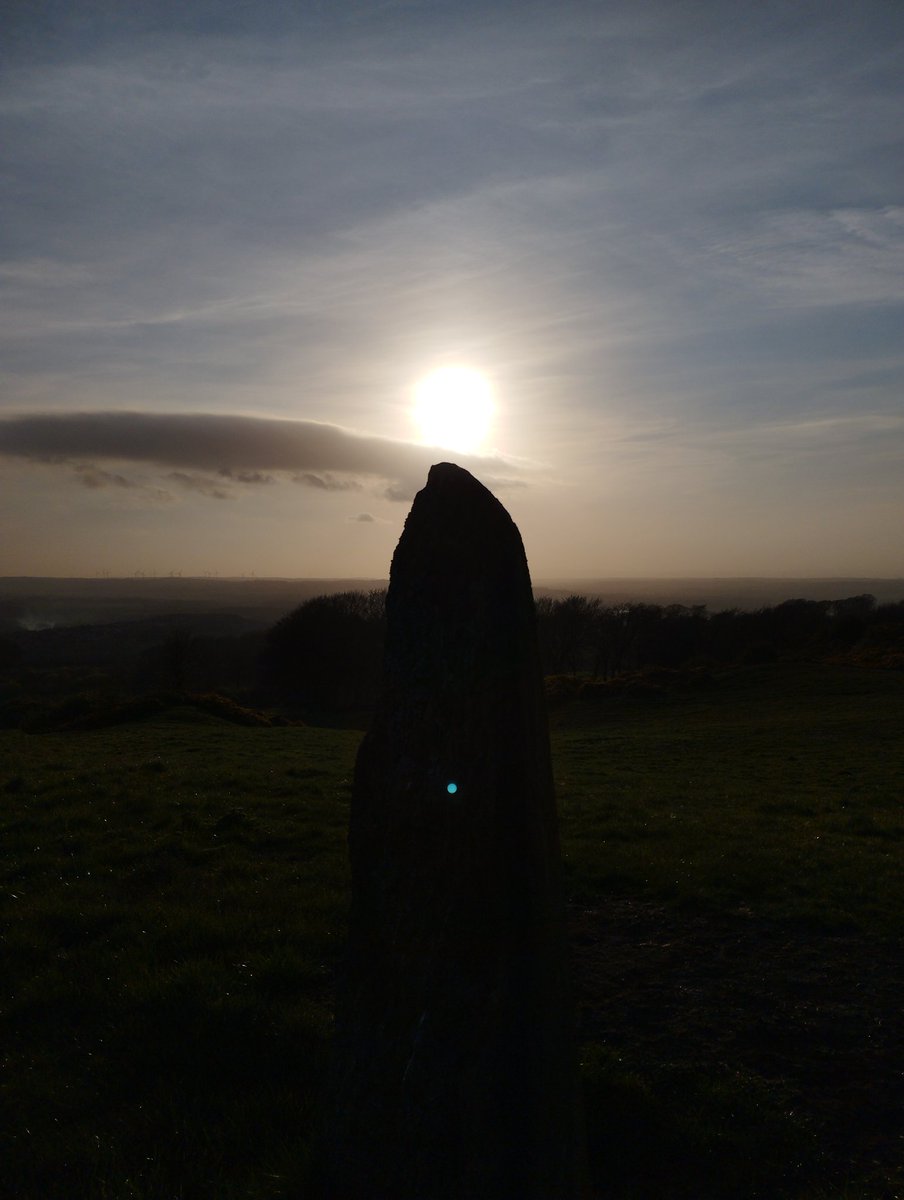 This is one of the ancient marker stones nestled in the hills of Torphichen. And the Neolithic ritual site of cairnpapple. It is said that when the knights of Saint John occupied the local Preceptory they would guarantee safe passage for a fair trail to Edinburgh if you made it