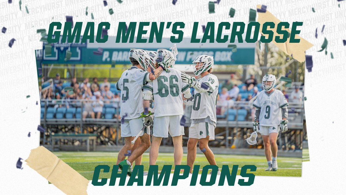 We going back-to-back!!! Your Mercyhurst Lakers are GMAC Tournament Champions for the second straight year! ☘️