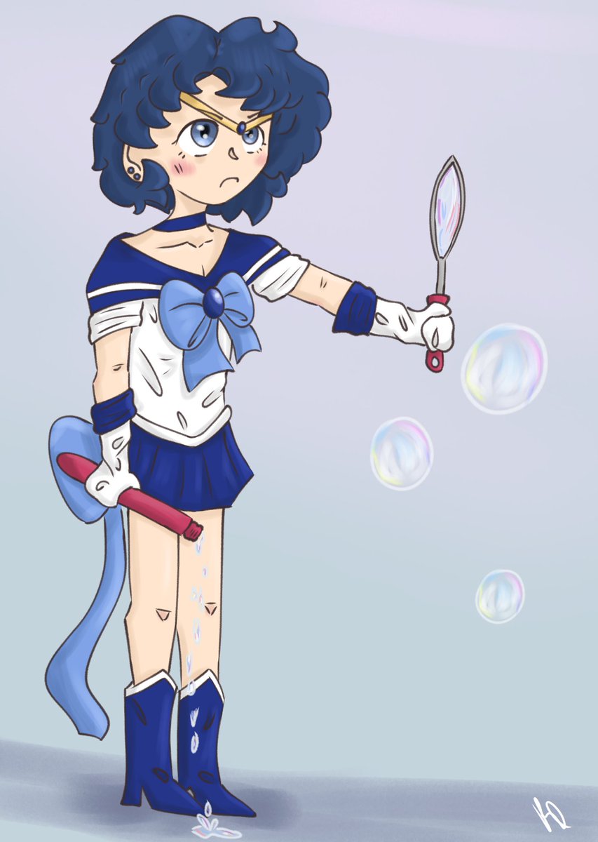 Bubble?! 🫧
#sailormercury #sailormoon