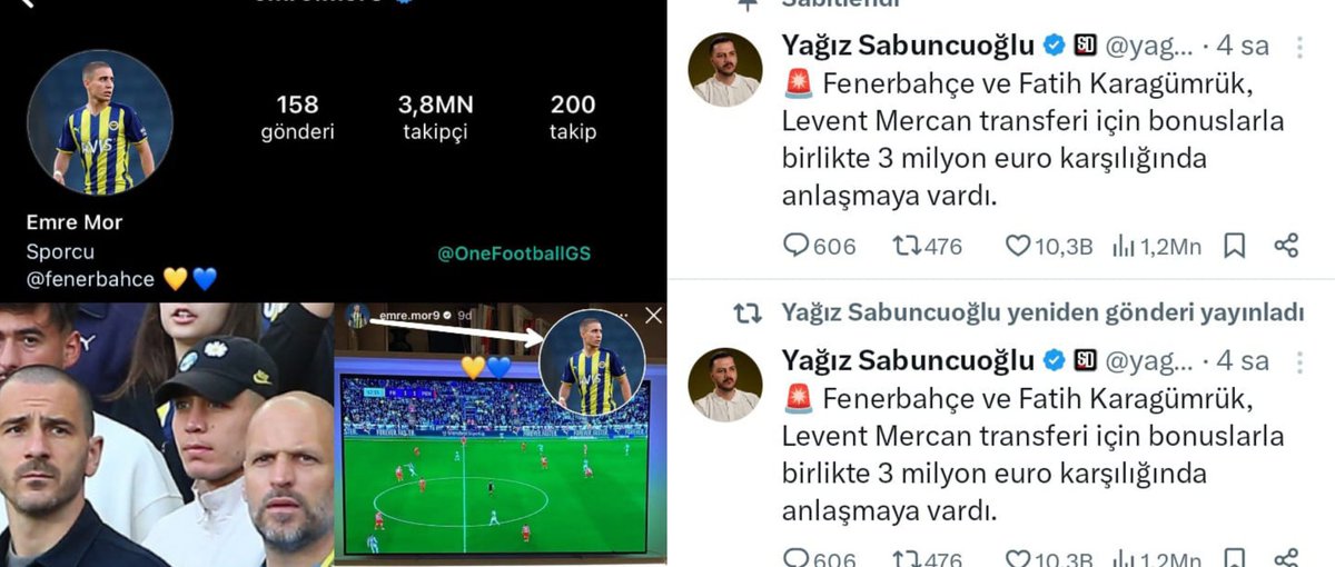 Feghouli Fenerbahçe maçında oynatılmadı.

Emre Mor sakat numarası yapıp sonrasında Kadıköy'de maç izledi.

Levent Mercan Galatasaray maçı öncesi Fenere transfer oldu.

Bunların hepsi normal ama Feghouli'nin kırmızı kart görmesi mi anormal?

Hadi ağlama duvarına