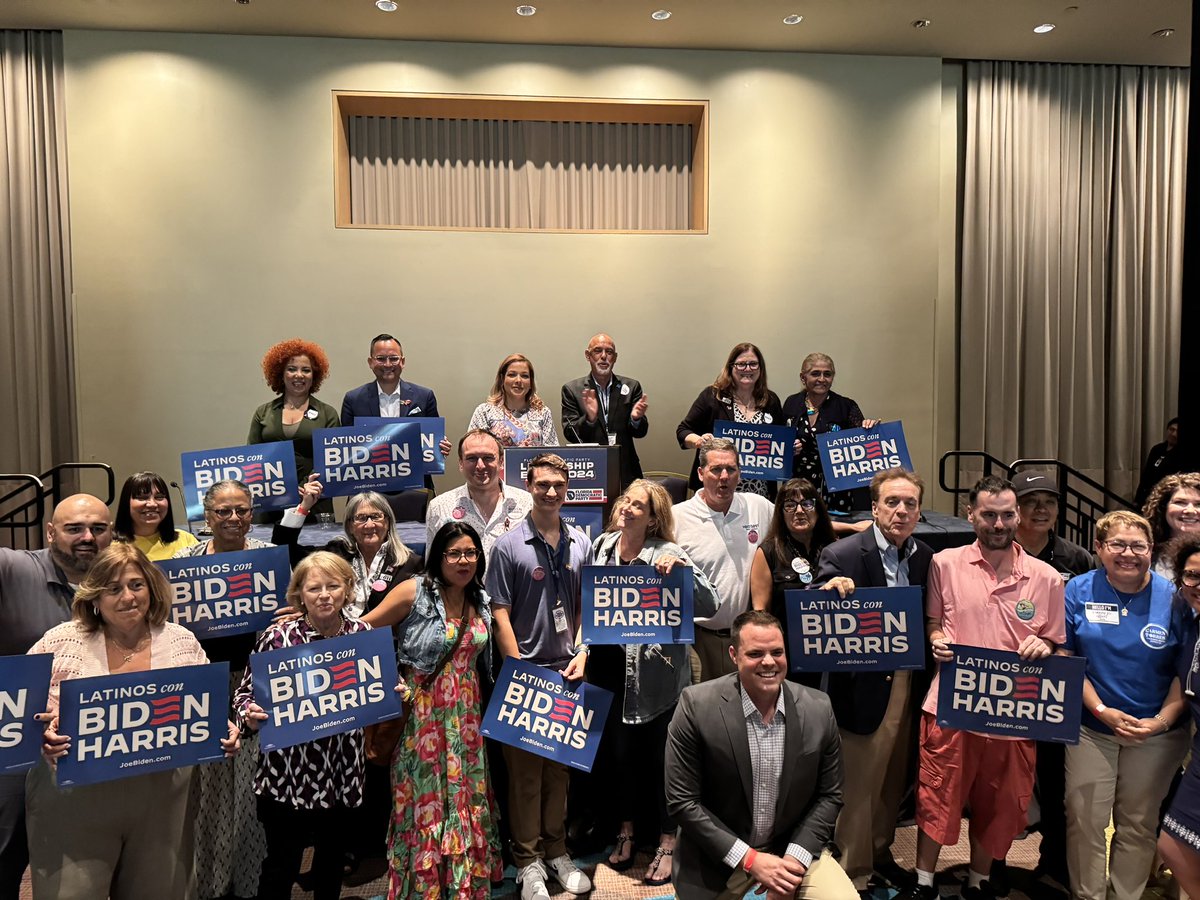 Hispanic voters turn up! 

#LeadBlue24