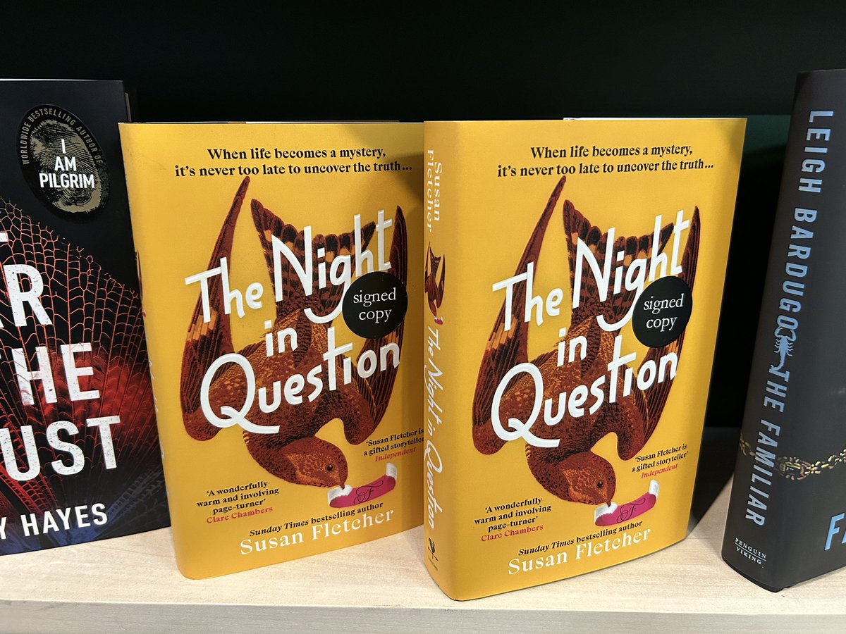 Great to call into the super friendly @CogitoBooks #Hexham today and spot signed copies of #thenightinquestion by @sfletcherauthor grab a copy while you can.