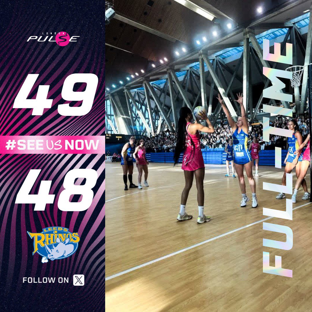 Full time and we take the win by 1!! 💕 #NSL2024