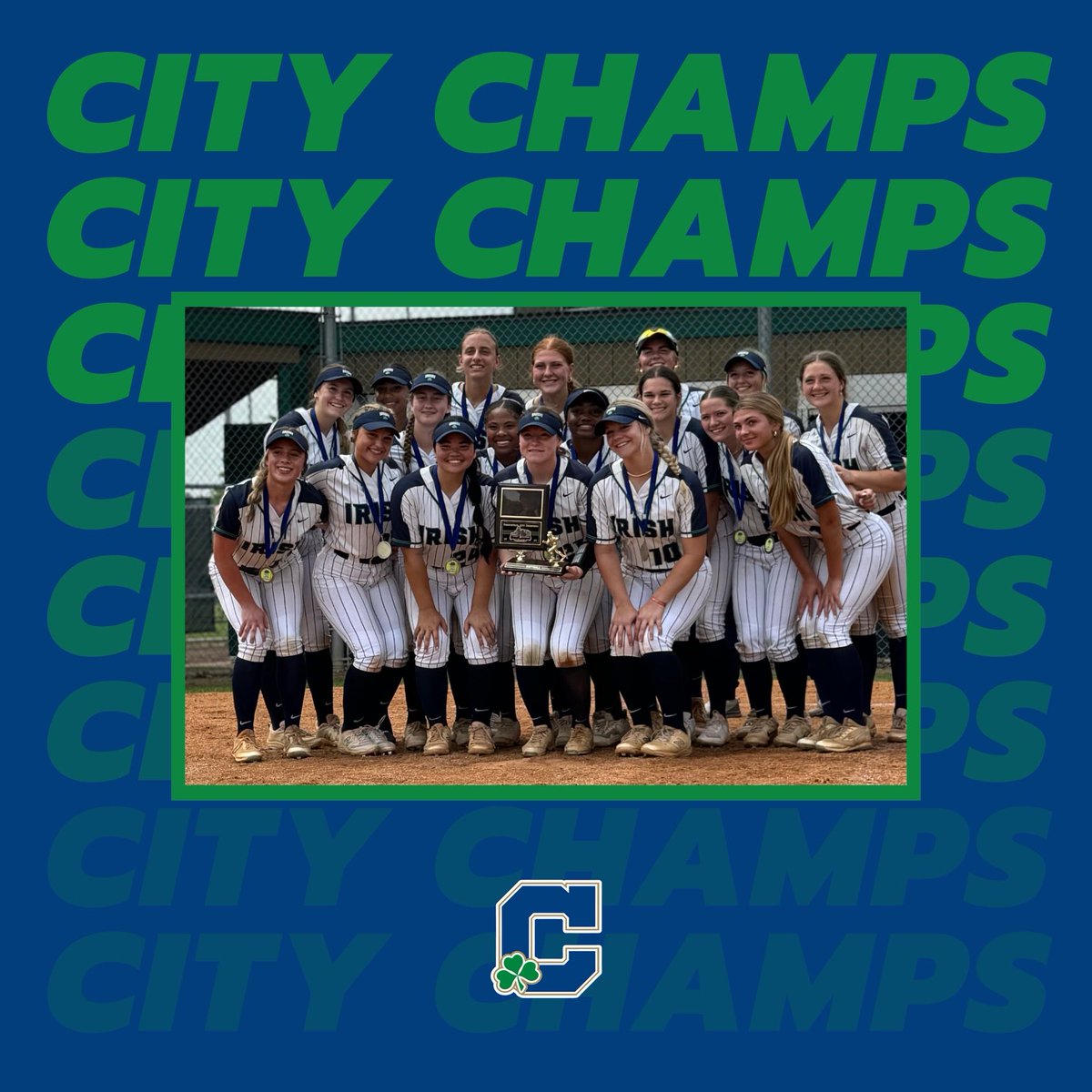 Congrats to the 2024 Softball City Champions…Cathedral Lady Irish! #pinsforthewin