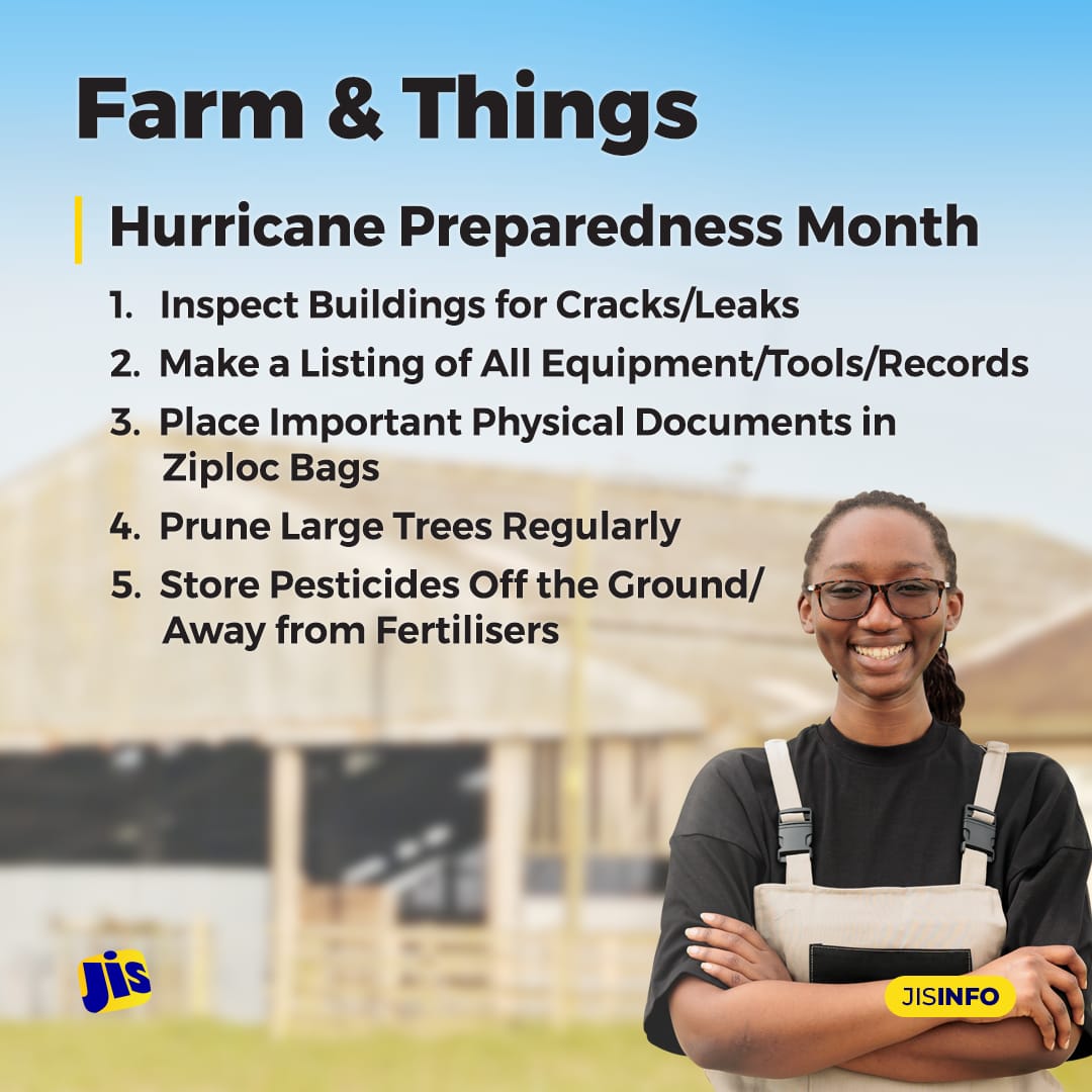 It's #HurricanePreparednessMonth. Boost your farm's readiness with these tips. #JISFarmandThings #farm #farms #farming #agriculture #farmer #farmers #hurricane #hurricanes #hurricanepreparedness