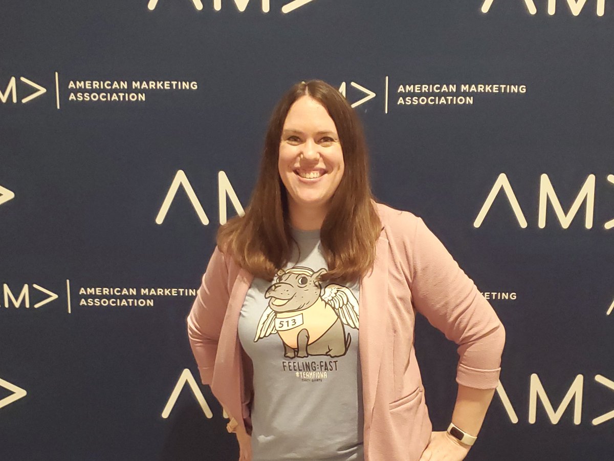 Represent Your City theme at #AMASummit2024 definitely means repping Fiona the hippo (c/o @CincinnatiZoo). 🤩🦛

#Cincinnati #TeamFiona @amasummit