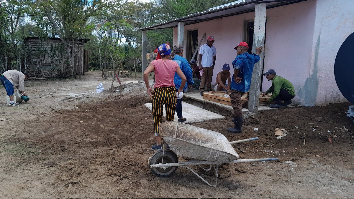 Chequeo del avance de la comunidad cañera-azucarera transformación El Jardín de Miradero.