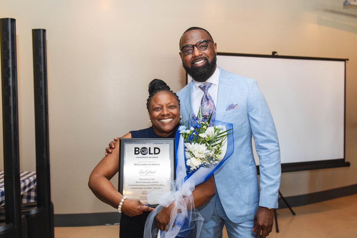 Lisa Gilliard is dedicated to student success, community engagement, & fostering a culture of kindness & inclusivity. Congratulations!

#BOLDIsAChoice #BOLDAllies #yeahTHATgreenville #education #diversity #equity #inclusion #awards #SCtweets #teachers #TeacherAppreciationWeek