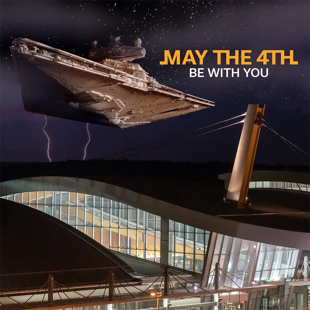 Now *that’s* a widebody aircraft. #Maythe4th be with you! #StarWars