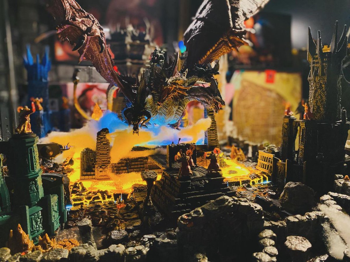 Tiamat! “The Well of Dragons” twitch.tv/strongholddnd This build was a blast to make… See you tomorrow! #ttrpg #dungeonsanddragons #tiamat
