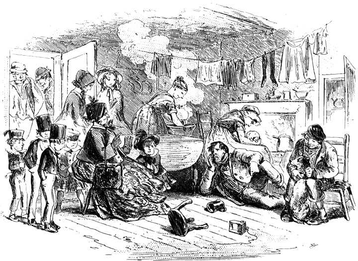 The Visit to the Brickmaker's by 'Phiz' (Hablot Knight Browne) for Bleak House, Chapter VIII, 'Covering a Multitude of Sins,'

#books #dickens #bleakHouse