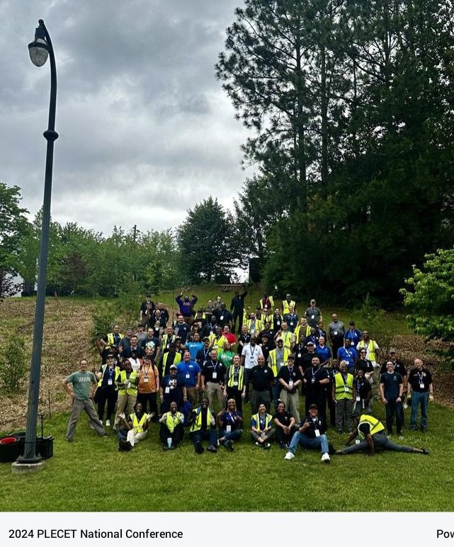 Community Service projects have been completed all over the city of Atlanta today as part of the #PLECET2024 Conference! Agencies from all over the nation joined together. Our group worked with @TreesAtlanta.