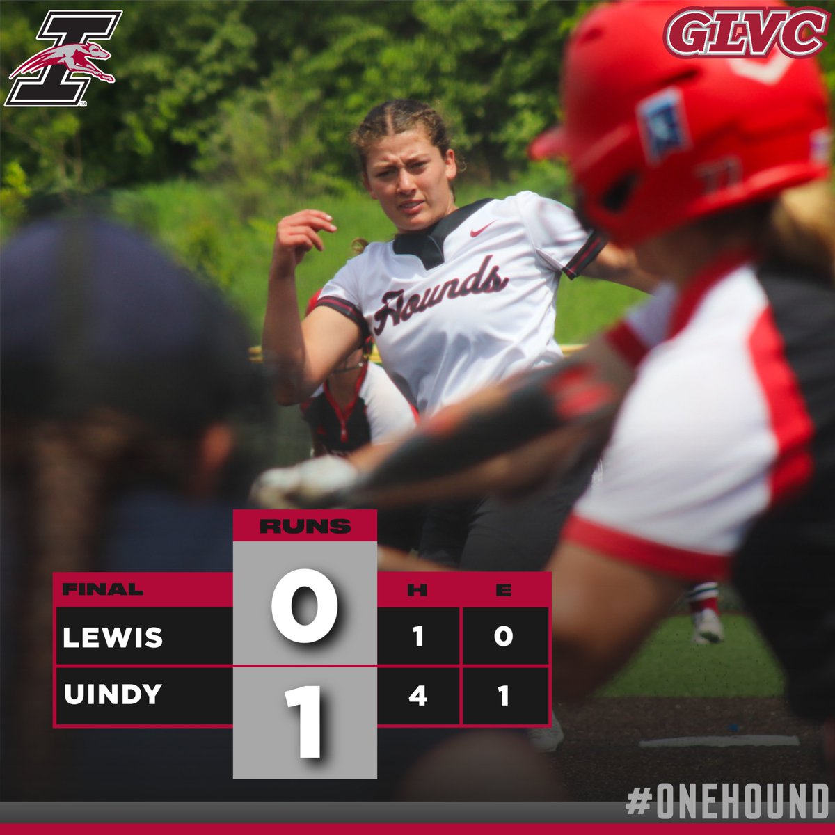 UIndySoftball's tweet image. 🥎 HOUNDS WIN 🥎

#ONEHOUND x #GLVCsb