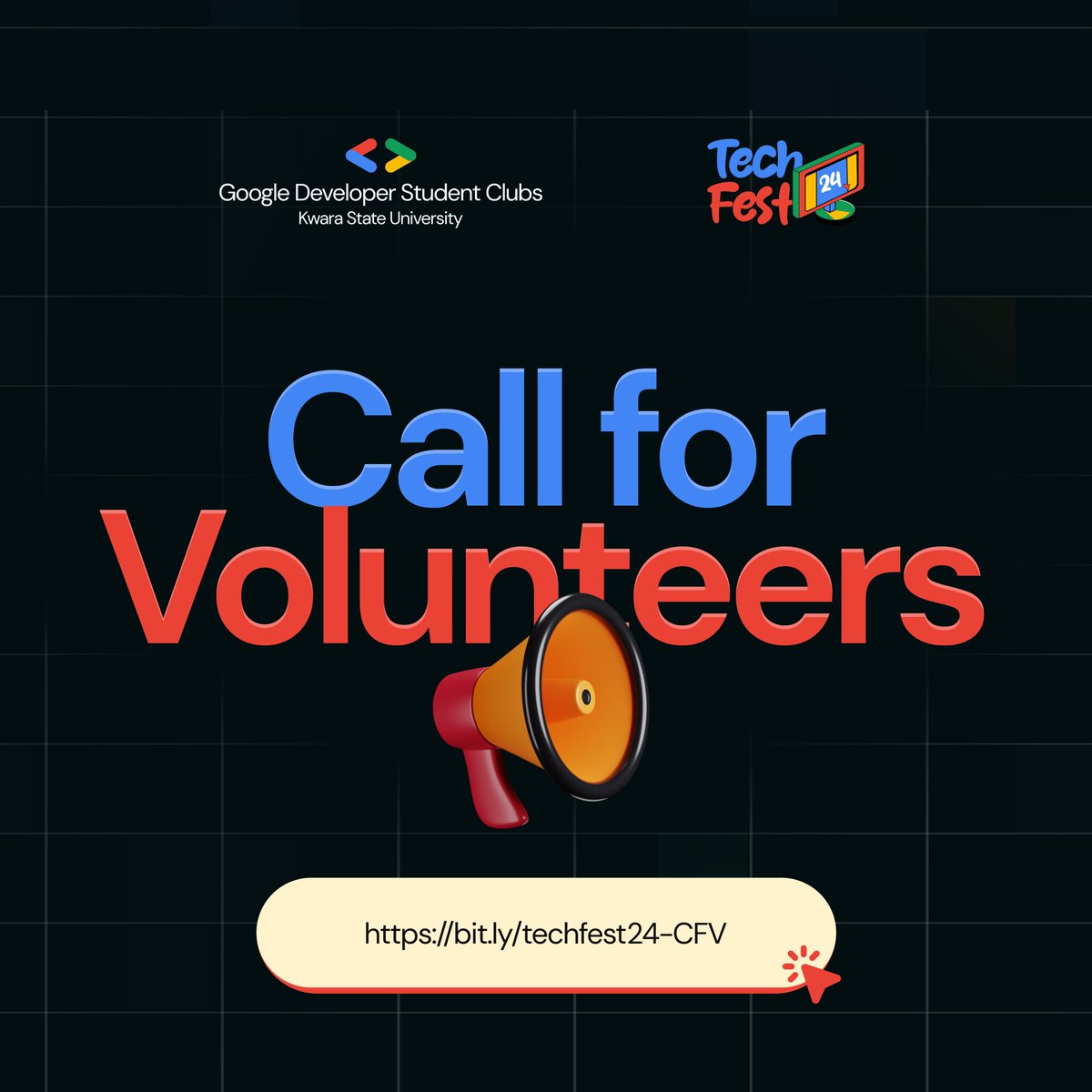 Are you an active volunteer ? Do you like participating in events for the greater good ? Are you passionate about tech ? Then, there is an opportunity for you to make an impact. Apply to be a volunteer today. Register here : bit.ly/techfest24-CFV