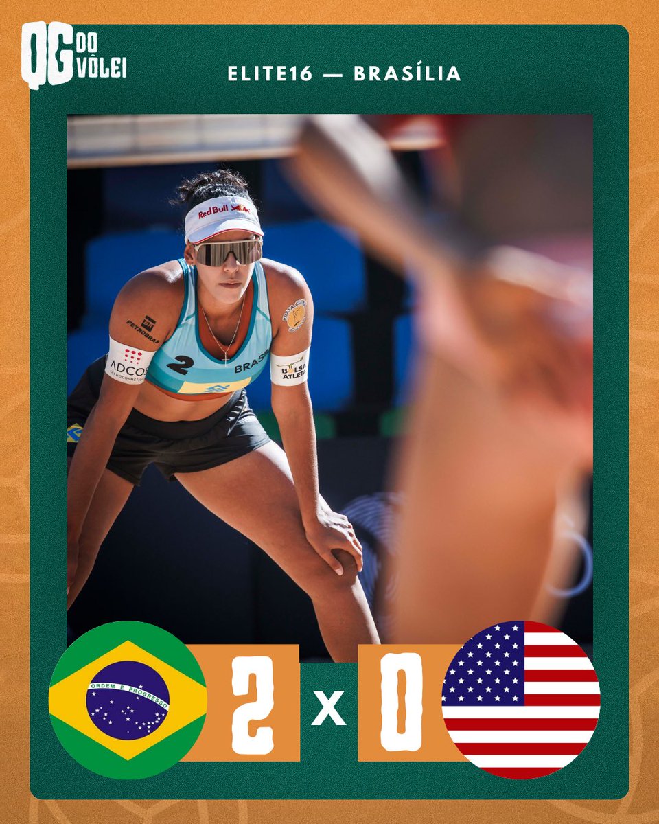 😉 Aqui não!

As brasileiras Ana Patrícia e Duda despacham as estadunidenses, atuais campeãs do mundo, Hughes e Cheng, após vencerem por 2x0 (21-19 e 21-15).

Com o resultado, as líderes do ranking da FIVB estão classificadas às semifinais da Etapa de Brasília da série Elite16 do