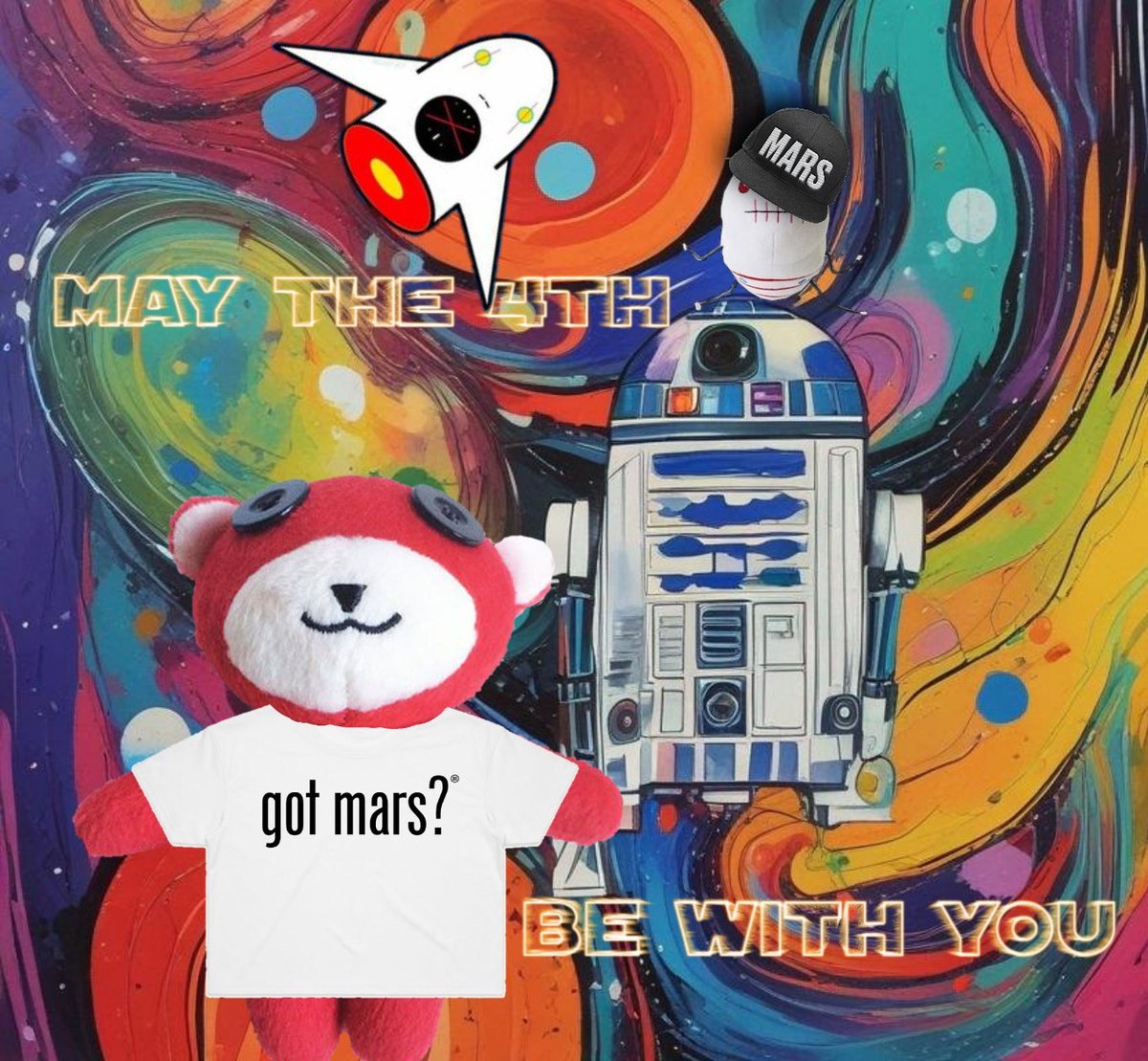 BooBooRedBear's tweet image. #MayTheFourthBeWithYou 🧡

Have a great weekend #EchelonFamily #MarsArmy