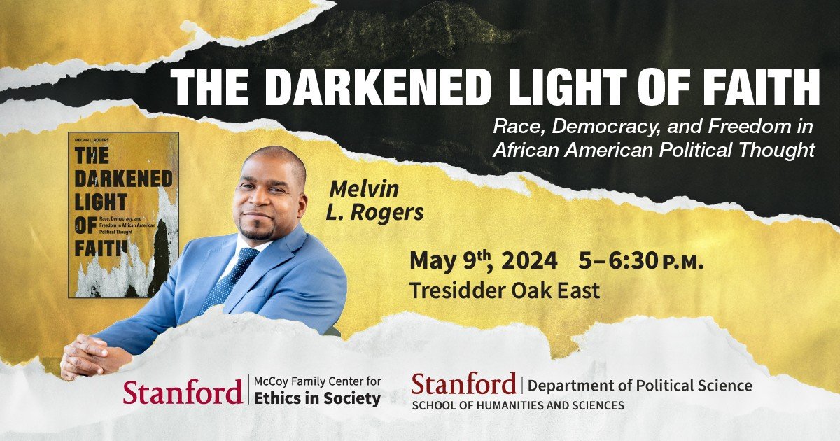 Alison McQueen (@aejmcqueen) on Twitter photo Stanford and Bay Area people: Please join us for this wonderful event with @MRogers097 on 05/09! Melvin will be in conversation with <a href="/DirectorMLK/">Lerone A. Martin</a>. RSVP here: eventbrite.com/e/the-darkened… Stanford and Bay Area people: Please join us for this wonderful event with @MRogers097 on 05/09! Melvin will be in conversation with <a href="/DirectorMLK/">Lerone A. Martin</a>. RSVP here: eventbrite.com/e/the-darkened…