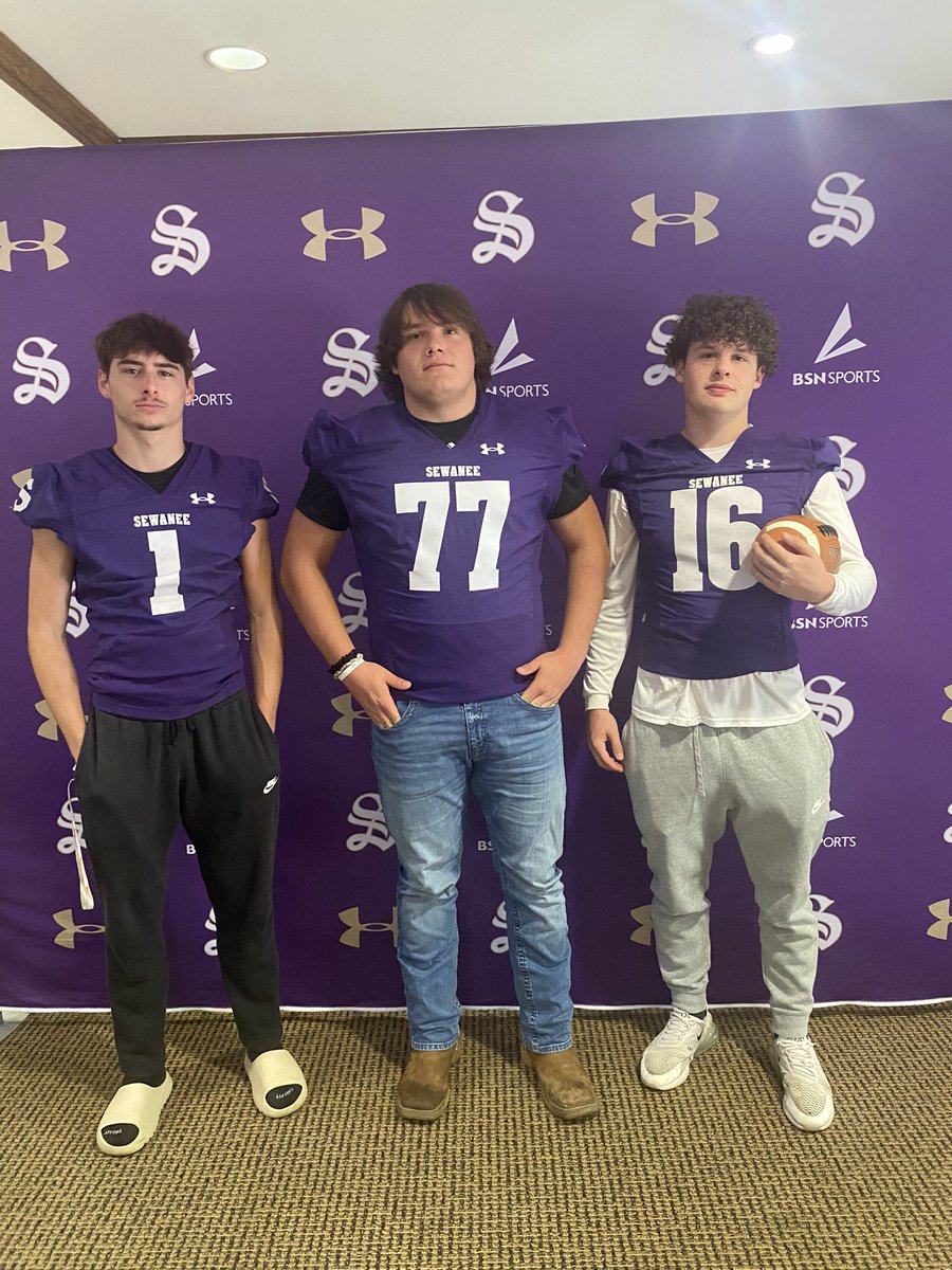 Brayden Taylor (@b_taylor_72) on Twitter photo I enjoyed my time today at Sewanee Football and I am blessed to receive my first offer from the University of Sewanee!!
<a href="/SewaneeFootball/">Sewanee Football</a> <a href="/Dub_C_Football/">Central Football</a> <a href="/Coach_Kuhn/">Ben Kuhn</a> <a href="/Official_CoachA/">Dewayne Alexander</a> <a href="/CoachMacSewanee/">Andy McCollum</a> <a href="/JoshKnipfel/">Josh Knipfel</a>
<a href="/CoachJuby/">Matthew Juby</a> <a href="/austin_piercey/">Austin Piercey</a> <a href="/jeremyluttrell_/">Jeremy Luttrell</a> I enjoyed my time today at Sewanee Football and I am blessed to receive my first offer from the University of Sewanee!!
<a href="/SewaneeFootball/">Sewanee Football</a> <a href="/Dub_C_Football/">Central Football</a> <a href="/Coach_Kuhn/">Ben Kuhn</a> <a href="/Official_CoachA/">Dewayne Alexander</a> <a href="/CoachMacSewanee/">Andy McCollum</a> <a href="/JoshKnipfel/">Josh Knipfel</a>
<a href="/CoachJuby/">Matthew Juby</a> <a href="/austin_piercey/">Austin Piercey</a> <a href="/jeremyluttrell_/">Jeremy Luttrell</a>