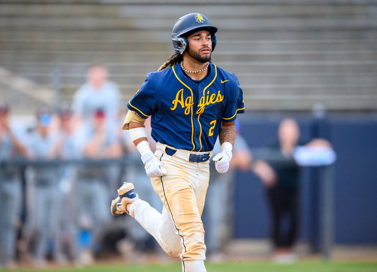 Game 3️⃣ vs. @GoNUbaseball is underway at The War! Pull up and show love as @NCAT_Baseball goes for the series sweep 🫱🏽‍🫲🏾