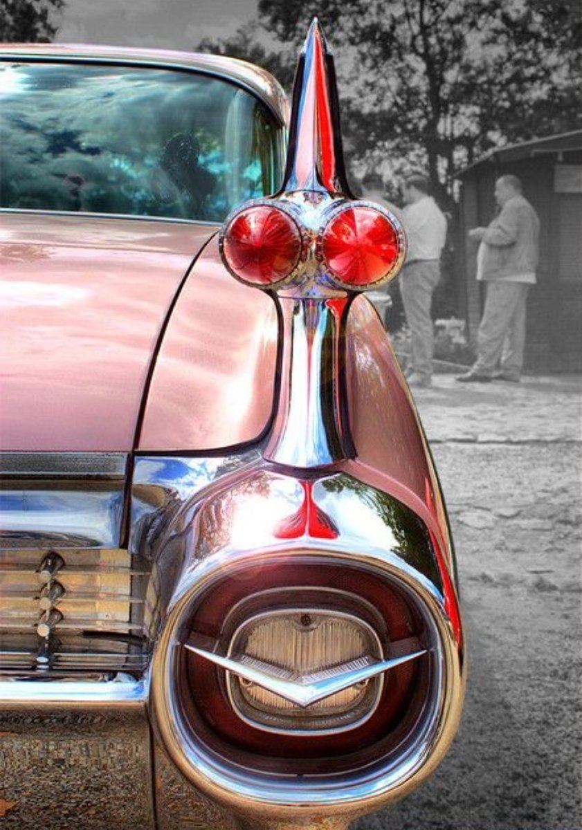 1959 Cadillac De Ville Tail Fin.
