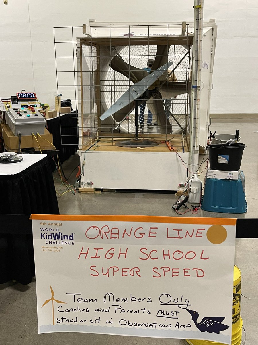 MrSTEMBrown's tweet image. Lots of setup work happening ahead of KidWind Worlds 2024 which starts tomorrow at noon in Minneapolis, MN in the convention center!
#wkwc24 @kidwind_project
#STEM #kidwindchallenge #windturbine #renewableenergy