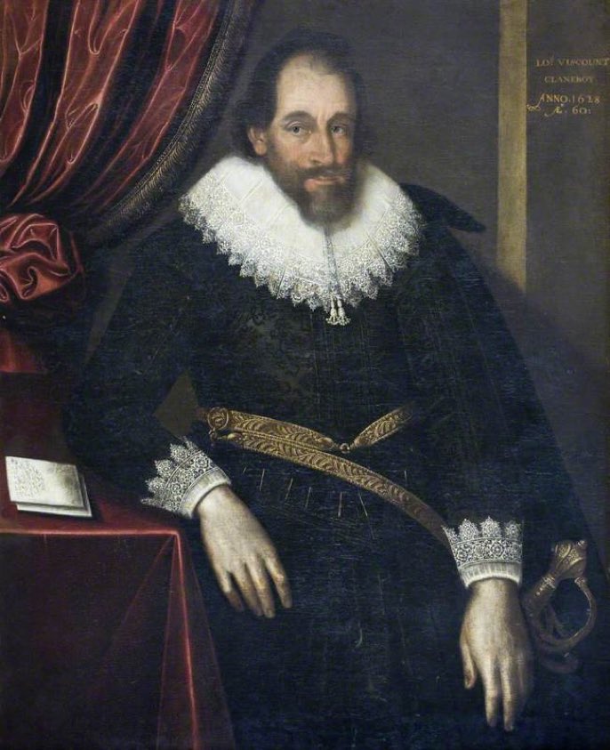 4 May 1622: James Hamilton is created first Viscount #Clandeboye #otd He was a planter, supporter of radical #Scots clergy in #Ulster during the 1630s and before that, #London agent (1600) of James VI (NTCW)