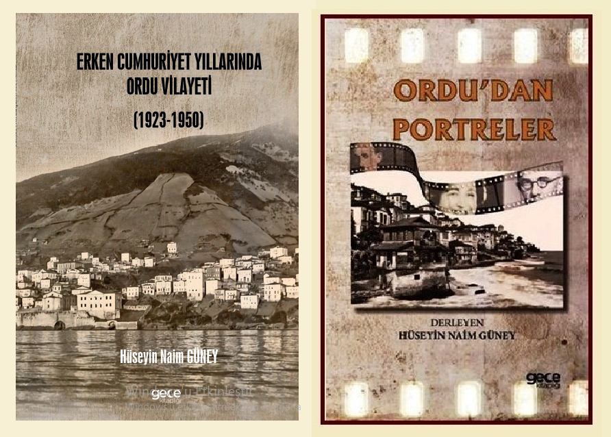 'Ordu'dan Portreler' ile 'Erken Cumhuriyet Yıllarında Ordu Vilayeti' adlı kitaplarımız Ordu Serüven Kitapevine tekrar gelmiştir. İmzalı kitap almak isteyen dostları 6 Mayıs Pazartesi gününden itibaren hafta içi her gün 13.30 ile 15.30 arasında Serüven Kitap & Cafe de bekliyoruz.