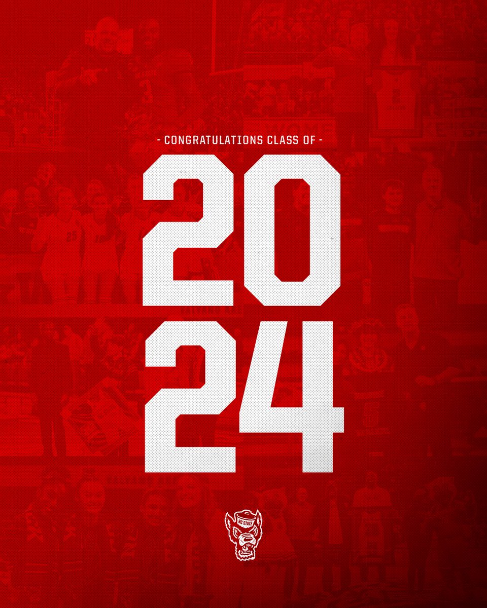Congratulations to the NC State Class of 2024! 🐺 #ForeverPartOfThePack
