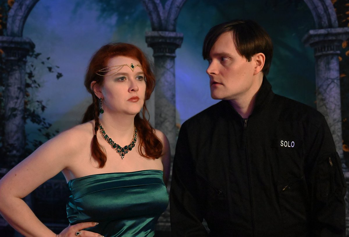 Happy Star Wars Day! :D Here's a photo we took inspired by one of our favorite pieces of Jacen Solo/Tenel Ka Djo fanart! See the fanart and more info on the photo here: jacentenelka.tumblr.com/post/749576115…