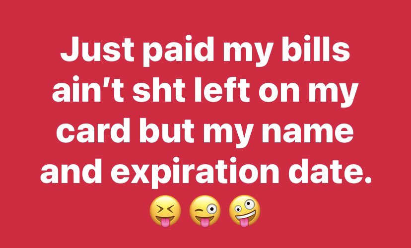 🤣🤣😂😂 But it feels good to be able to pay my bills!!
