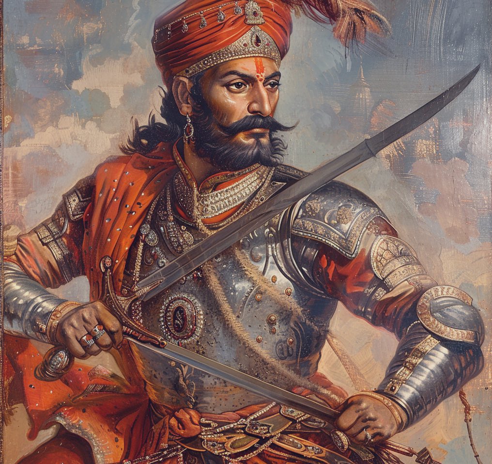 On #ThisDayInHistory 4 May 1649, was born the Hindu hero who fought & won 80 battles with Aurangzeb,
he was #MaharajaChhatrasal 

#Chhatrasal