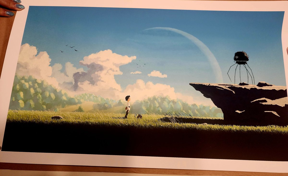 My @PlanetofLana art print from @iam8bit showed up and it is gorgeous 😍.  Now to frame and hang this bad boy!
