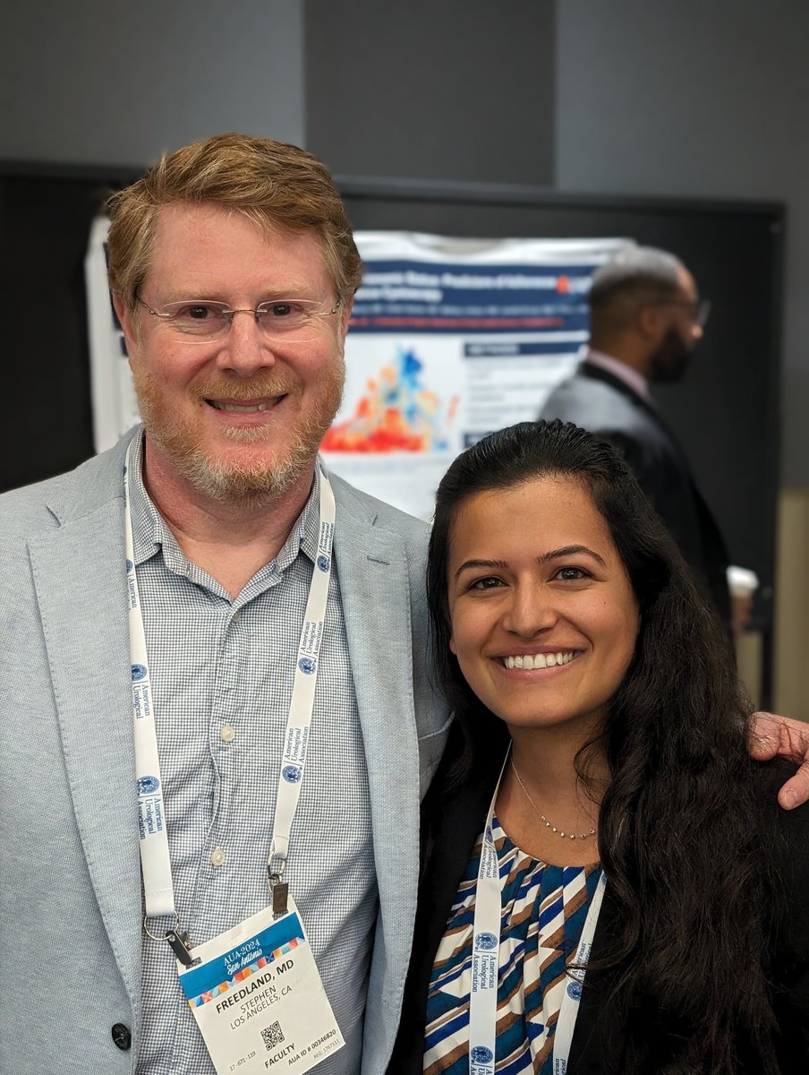 Lindsay Hampson (@lindsayahampson) on Twitter photo Dream Team <a href="/FarnooshMD/">Farnoosh Nik-Ahd</a> & <a href="/SFreedlandMD/">Stephen Freedland, MD</a> right here working on changing the world 🌎 Dream Team <a href="/FarnooshMD/">Farnoosh Nik-Ahd</a> & <a href="/SFreedlandMD/">Stephen Freedland, MD</a> right here working on changing the world 🌎