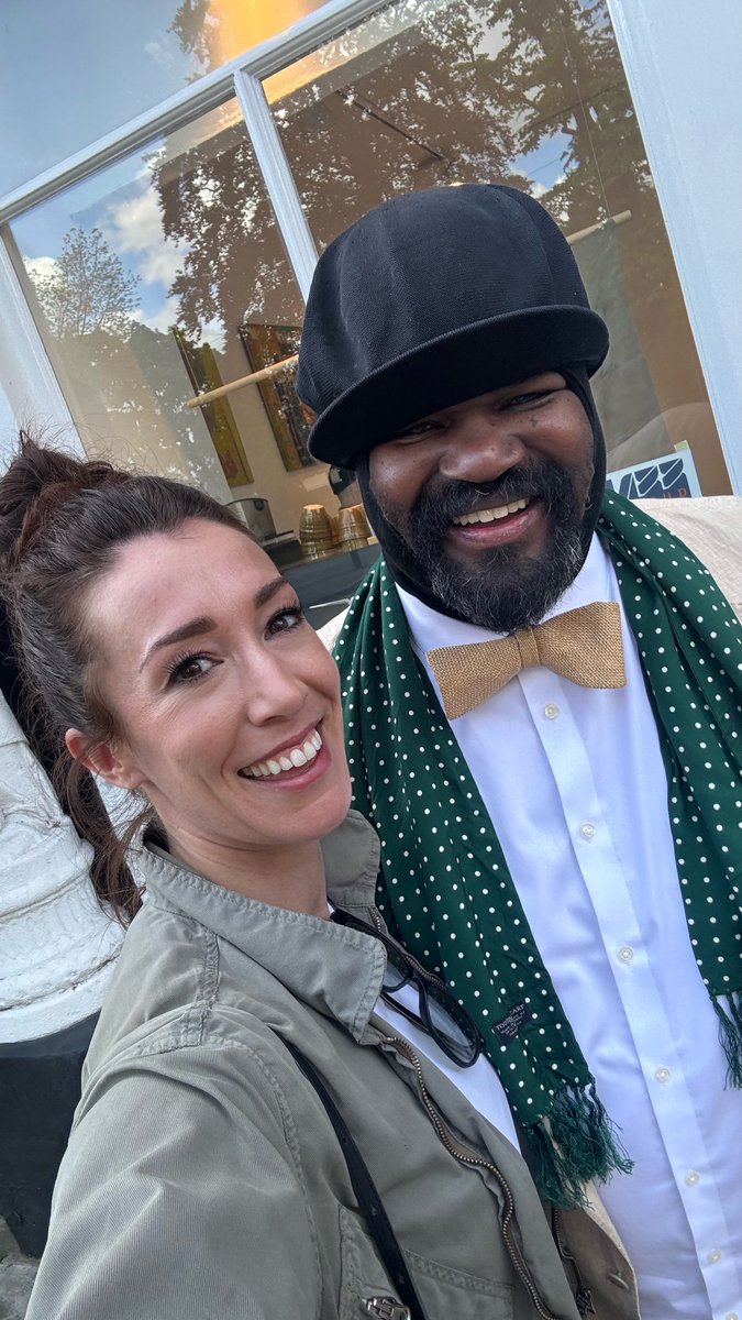 Bumped into @GregoryPorter today! What a Soul 💫♥️