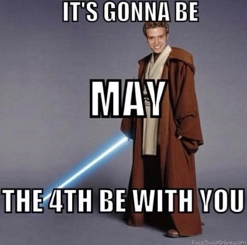Now that it’s gonna be May for a few weeks, Happy #Maythefourth 

Limited spots available today! Book now.