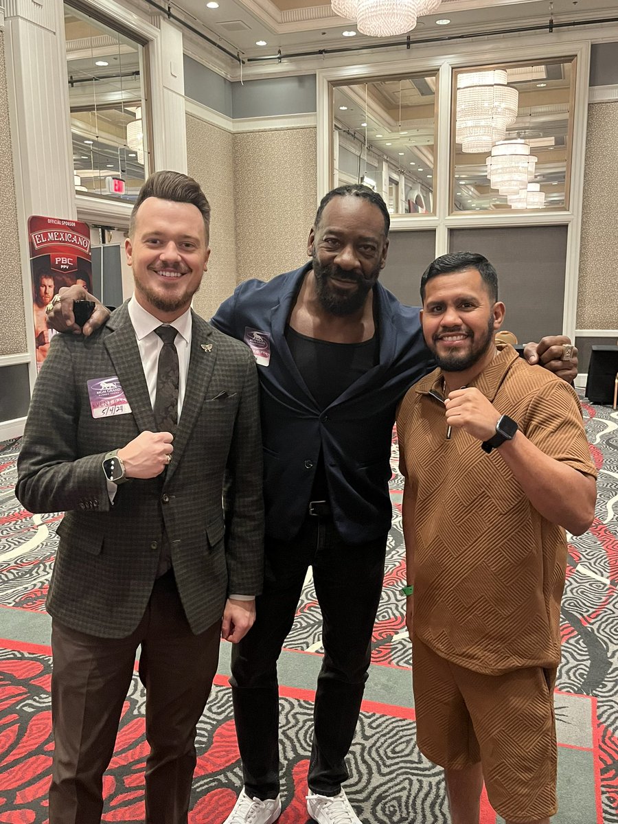 Andrew (@acop72) on Twitter photo Houston Champions <a href="/1Babybull/">Juan Diaz</a> <a href="/BookerT5x/">Booker T. Huffman</a> w/<a href="/bradgilmore/">Brad Gilmore</a> #CaneloMunguia <a href="/espn975/">ESPN 97.5 Houston</a> #Houston Houston Champions <a href="/1Babybull/">Juan Diaz</a> <a href="/BookerT5x/">Booker T. Huffman</a> w/<a href="/bradgilmore/">Brad Gilmore</a> #CaneloMunguia <a href="/espn975/">ESPN 97.5 Houston</a> #Houston