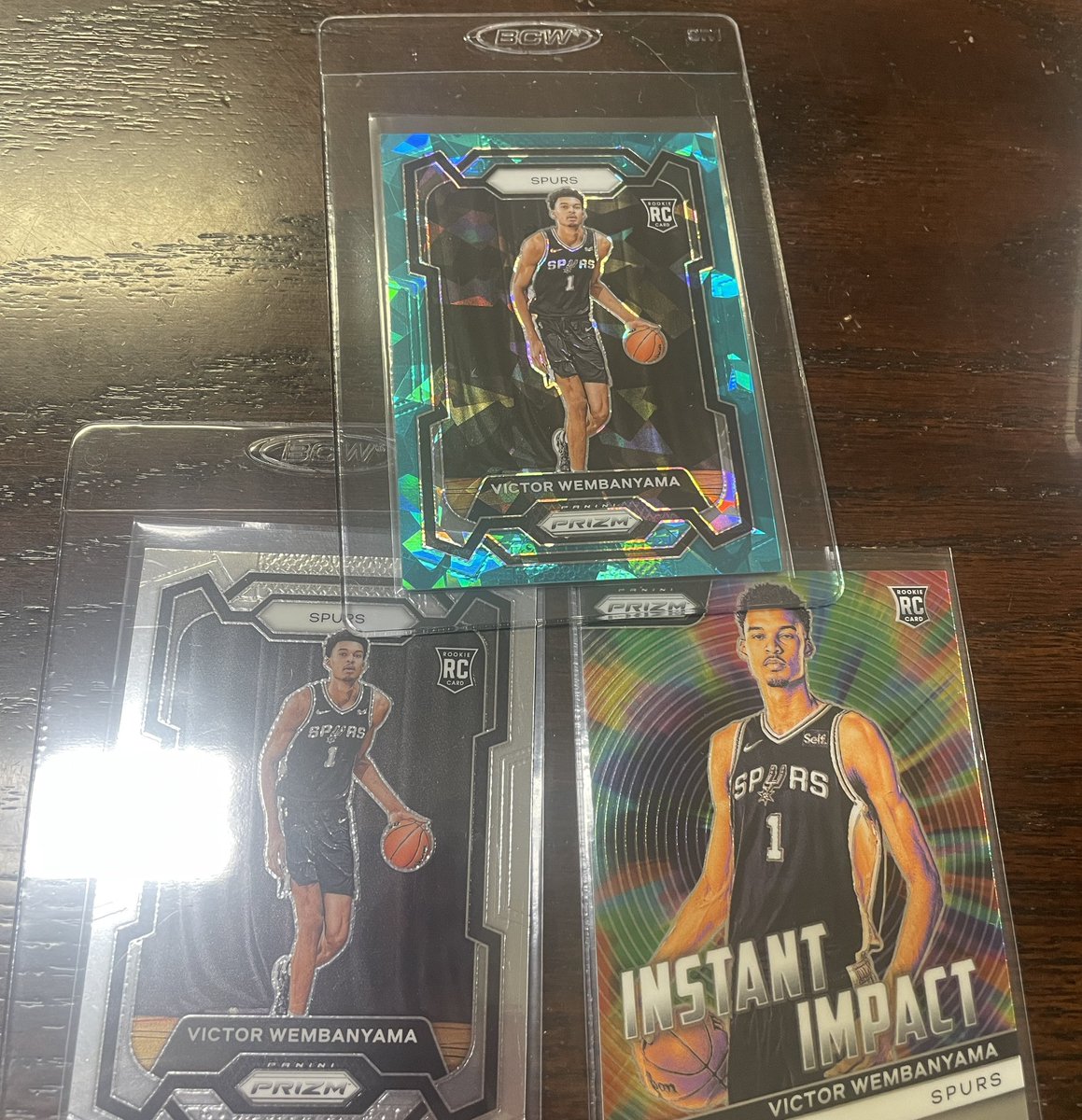 Hit a really nice card today out of a @Target Mega Box!  My first numbered Wemby rookie! Teal Prizm /225!  Already in the mail headed to @PSAcard