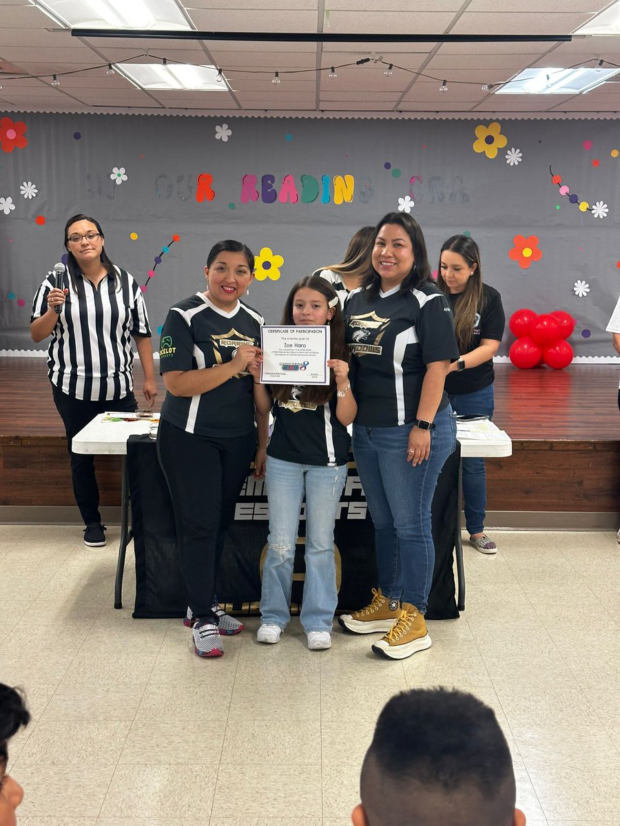 OES_Ocelots's tweet image. 🎮🏆Congrats to our Roaring Shadows Esports team on a job well done at the LFCISD Elementary Esports tournament! Thank you to our coaches Ms. V &amp;amp; Mrs. Martinez. 
Winners:
🏆1st Time Trials- Arturo S.
🏆6th Time Trials- Gonzalo G.
🏆1st 2 vs 2- Logan/Abdiel
🏆3rd 2 vs 2 - JD/Evan